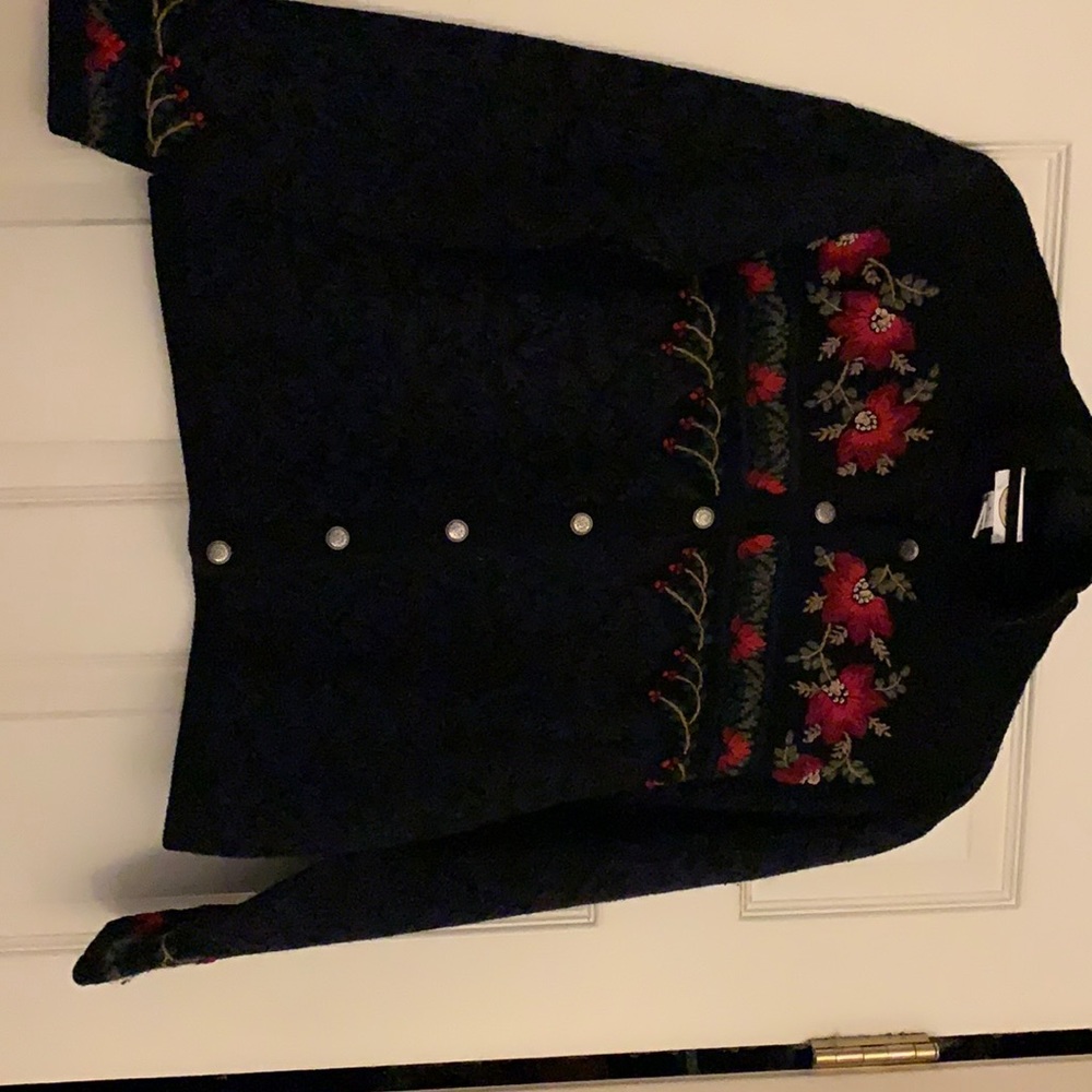 Talbots embroidered sweater